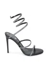 René Caovilla Rene Caovilla Woman Embellished Fabric Cleo Sandals In Black