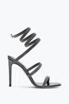 René Caovilla Trigold Cleo Anthracite Sandal 105