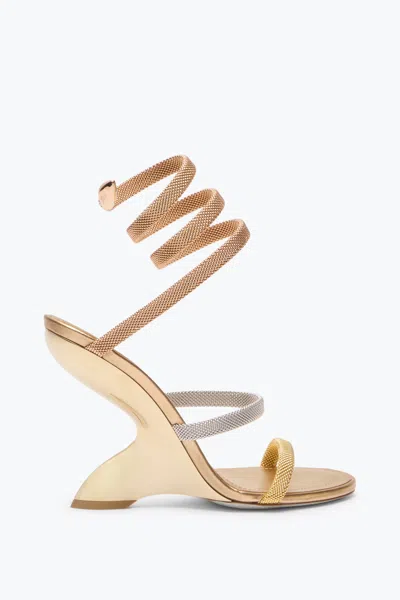 René Caovilla Trigold Symphony Three-toned Sandal 105