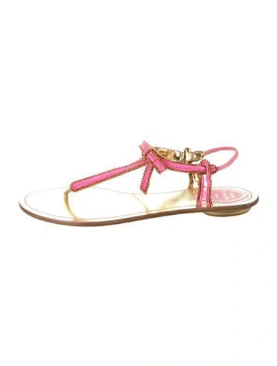 Pre-owned René Caovilla T-strap Sandals