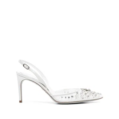 René Caovilla White Pumps