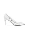 René Caovilla White Pumps