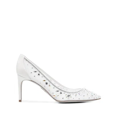 René Caovilla White Pumps