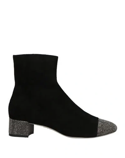 René Caovilla Rene' Caovilla Woman Ankle Boots Black Size 6.5 Leather