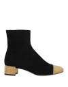 René Caovilla 40mm Rhinestone-embellished Suede Boots In Black