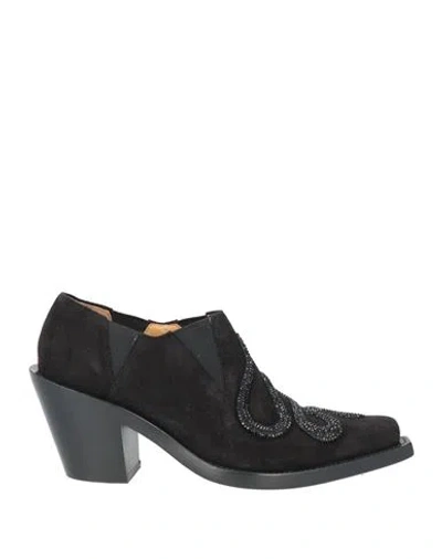 René Caovilla Rene' Caovilla Woman Ankle Boots Black Size 7 Leather