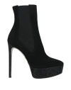 René Caovilla Rene' Caovilla Woman Ankle Boots Black Size 10 Leather In Black