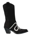 René Caovilla Rene' Caovilla Woman Ankle Boots Black Size 8 Leather In Black
