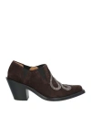 René Caovilla Rene' Caovilla Woman Ankle Boots Dark Brown Size 7 Leather