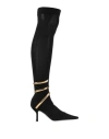 René Caovilla Rene' Caovilla Woman Boot Black Size 7 Textile Fibers In Black