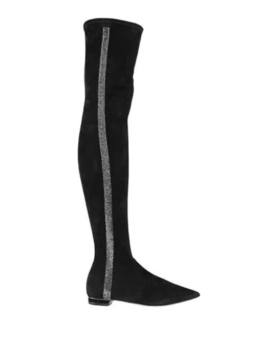 René Caovilla Rene' Caovilla Woman Boot Black Size 7.5 Leather