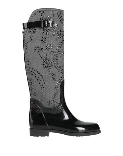 René Caovilla Rene' Caovilla Woman Boot Black Size 8 Textile Fibers, Synthetic Fibers