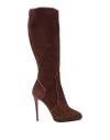 René Caovilla Rene' Caovilla Woman Boot Chocolate Brown Size 5 Leather In Brown