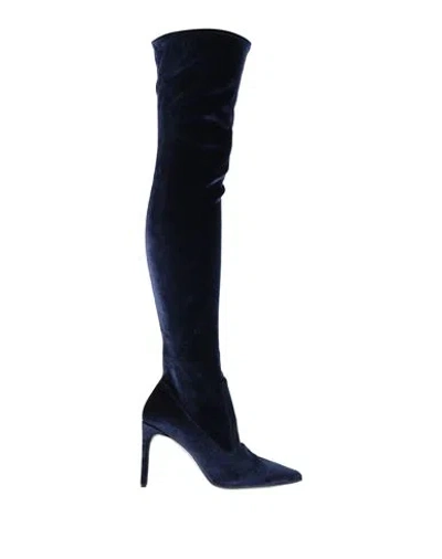René Caovilla Rene' Caovilla Woman Boot Navy Size 10 Textile Fibers