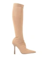 René Caovilla Rene' Caovilla Woman Boot Sand Size 10 Textile Fibers In Beige