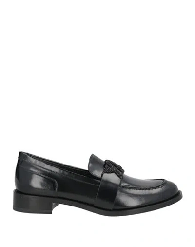 René Caovilla Rene' Caovilla Woman Loafers Black Size 7 Calfskin
