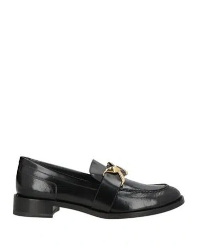 René Caovilla Rene' Caovilla Woman Loafers Black Size 8 Calfskin