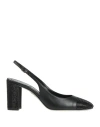 René Caovilla Rene' Caovilla Woman Pumps Black Size 10 Lambskin, Textile Fibers In Black