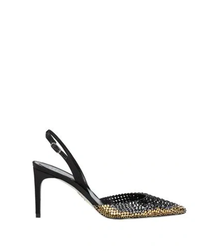 René Caovilla Rene' Caovilla Woman Pumps Black Size 6.5 Textile Fibers