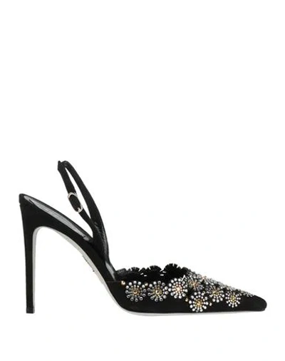 René Caovilla Rene' Caovilla Woman Pumps Black Size 7 Leather