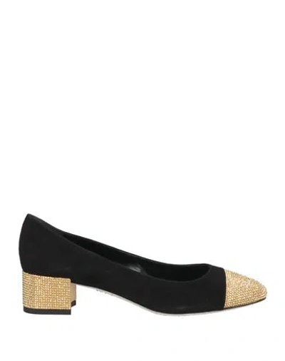 René Caovilla Rene' Caovilla Woman Pumps Black Size 8 Leather