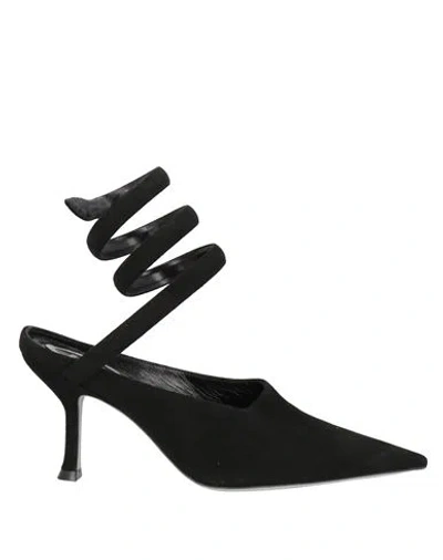 René Caovilla Rene' Caovilla Woman Pumps Black Size 8 Leather