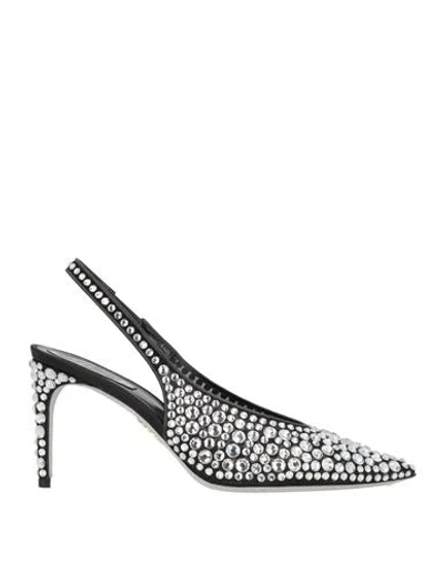 René Caovilla Rene' Caovilla Woman Pumps Black Size 8 Synthetic Fibers