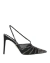René Caovilla 120mm Leather Pumps In Black
