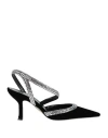 René Caovilla Rene' Caovilla Woman Pumps Black Size 8 Textile Fibers In Black