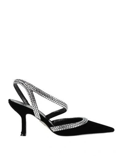 René Caovilla Rene' Caovilla Woman Pumps Black Size 8 Textile Fibers