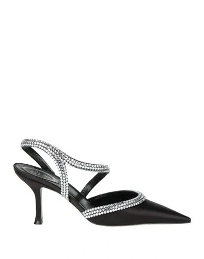 René Caovilla Rene' Caovilla Woman Pumps Black Size 8 Textile Fibers