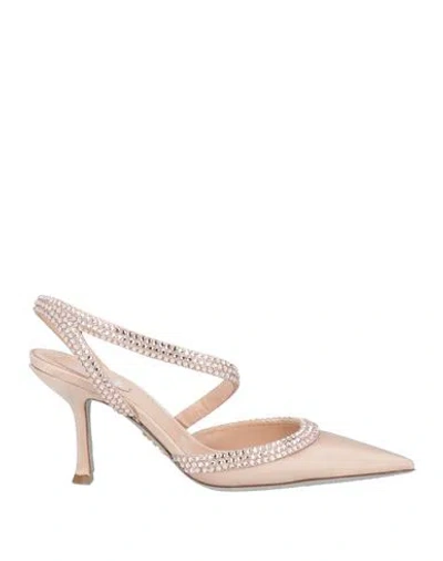 René Caovilla Rene' Caovilla Woman Pumps Blush Size 12 Textile Fibers