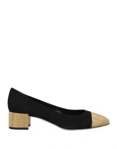 René Caovilla Rene' Caovilla Woman Pumps Gold Size 11 Leather