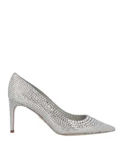 René Caovilla Rene' Caovilla Woman Pumps Grey Size 7 Textile Fibers