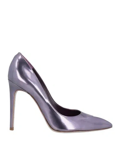 René Caovilla Rene' Caovilla Woman Pumps Purple Size 11 Leather