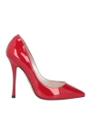 René Caovilla Rene' Caovilla Woman Pumps Red Size 5 Leather In Red
