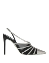 René Caovilla Emily Slingbacks In Rhinestone Crystals