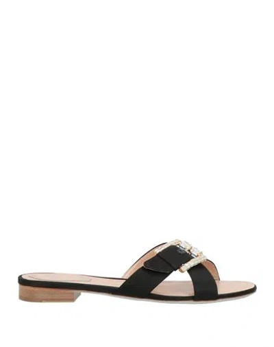 René Caovilla Rene' Caovilla Woman Sandals Black Size 7 Textile Fibers
