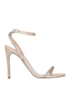 René Caovilla Rene' Caovilla Woman Sandals Blush Size 8 Textile Fibers