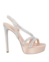 René Caovilla Lisa 130mm Platform Sandals In Pink