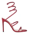 René Caovilla Rene' Caovilla Woman Sandals Red Size 7 Textile Fibers