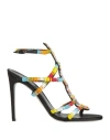 René Caovilla Rene' Caovilla Woman Sandals Yellow Size 8 Textile Fibers