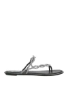 René Caovilla Rene Caovilla Black Flat Braid Sandal 10 In Black