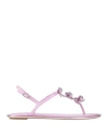 René Caovilla Diana Mauve Thong Sandal 10 In Purple