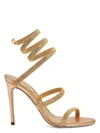René Caovilla Cleo Gold Sandal 105