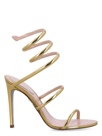 RENÉ CAOVILLA WOMEN'S CLEO METALLIC SANDAL