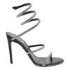 René Caovilla Round Toe High Heel Sandals