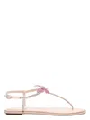 René Caovilla Rene Caovilla Fairy Pink Flat Sandal 10