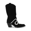 René Caovilla Women's Jeweled Snake Strass 65mm Western Boot In Black In Black