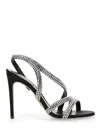 René Caovilla 105mm Lisa Sandals In Black